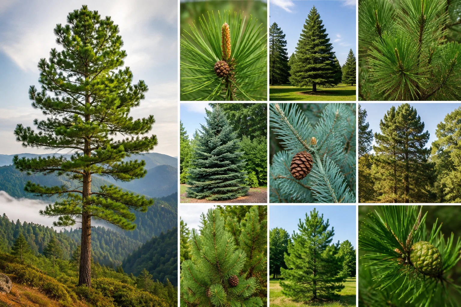 40 types of pine trees you can grow