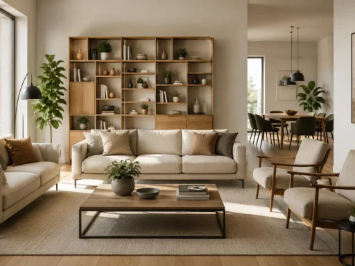 functioal indoor furniture layout