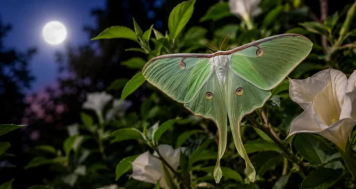 how to attract luna moths