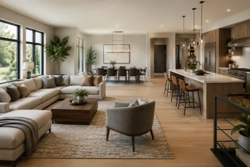 indoor furniture layout ideas for open floors