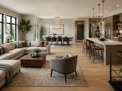 indoor furniture layout ideas for open floors