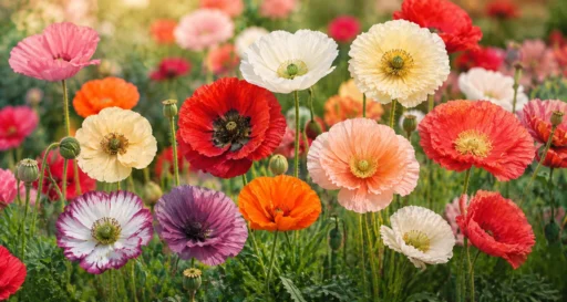 types of poppy flowers