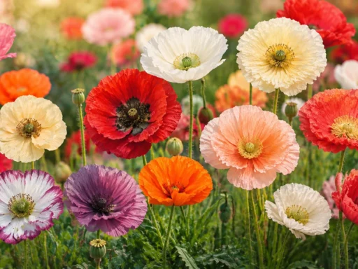 types of poppy flowers