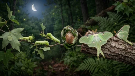 What Is the Luna Moth Life Cycle From Egg to Adult?