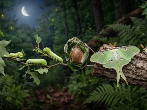 What Is the Luna Moth Life Cycle From Egg to Adult?