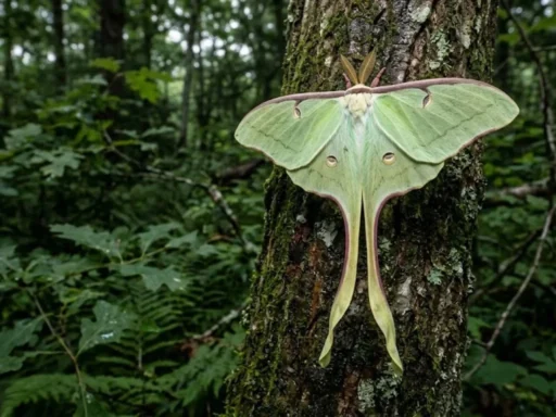 Why Do Luna Moths Have Large Tails and What Purpose Do They Serve?